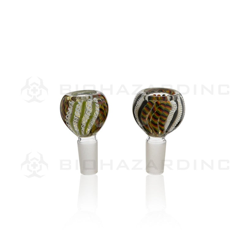 14mm Rasta Lattice Male 14mm Bowl