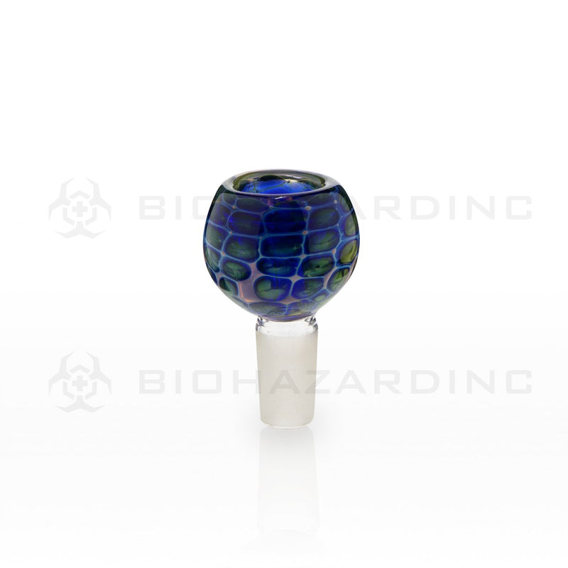 14mm Bowl | Blue Honeycomb Fume