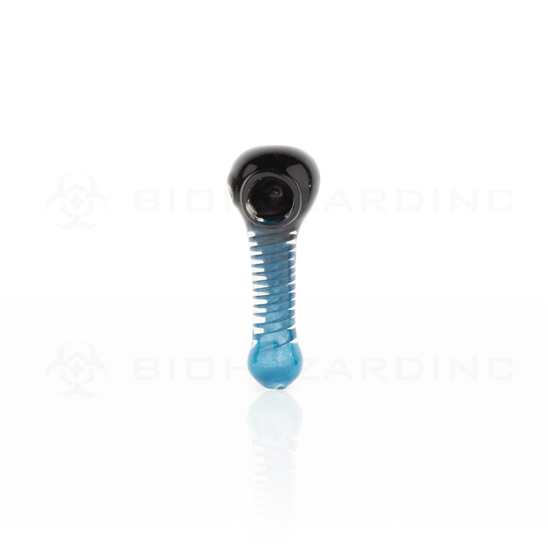 4" Spiral Frit Glass Hand Pipes | Assorted Colors | 10 Pack