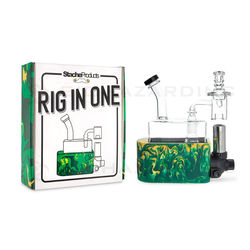 Stache Products | RIO Rig in One Portable Dab Rig | Green