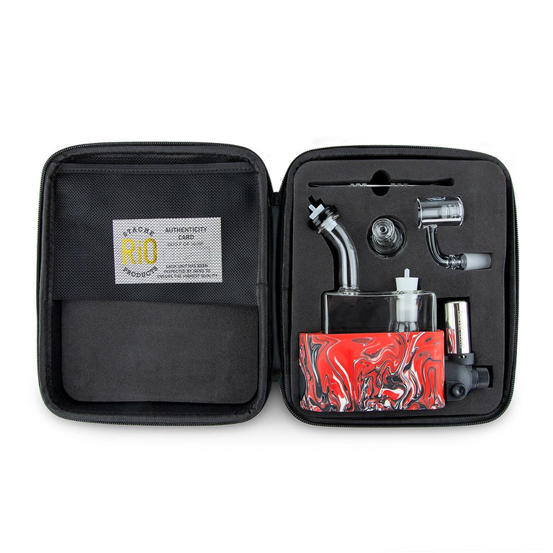 Stache Products | RIO Rig in One Portable Dab Rig | Red