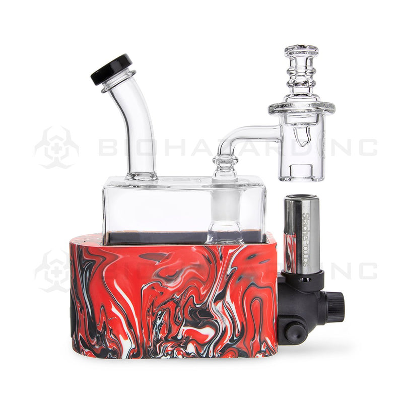 Stache Products | RIO Rig in One Portable Dab Rig | Red