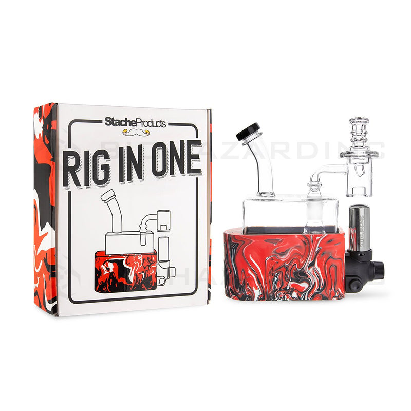 Stache Products | RIO Rig in One Portable Dab Rig | Red