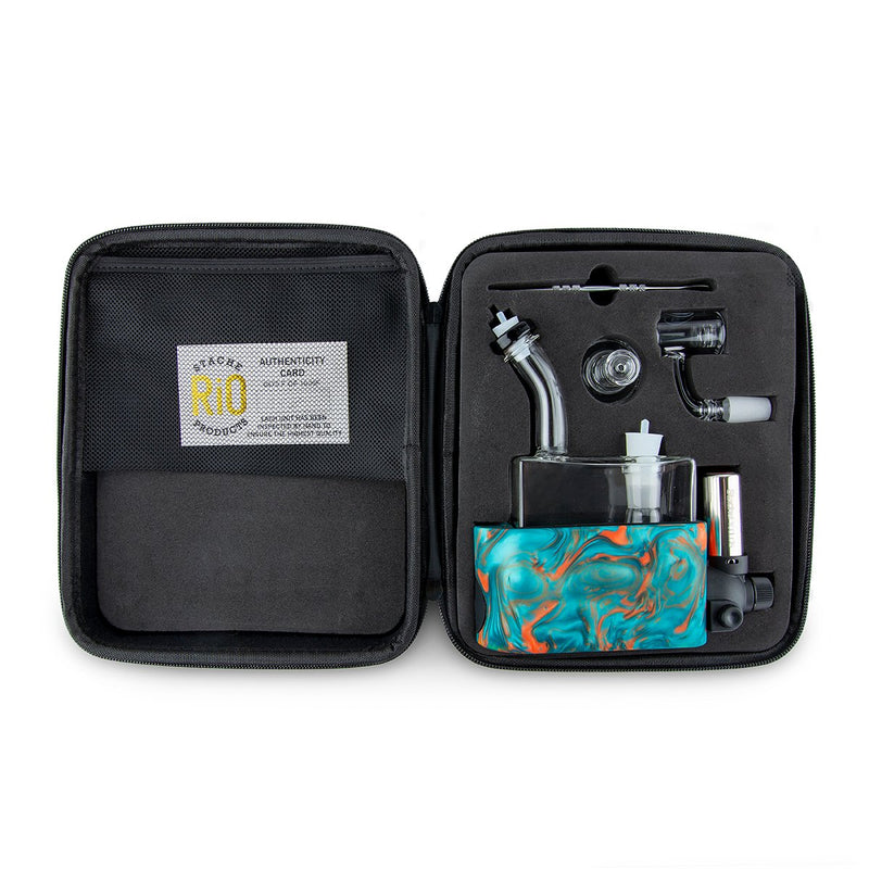 Stache Products | RIO Rig in One Portable Dab Rig | Teal