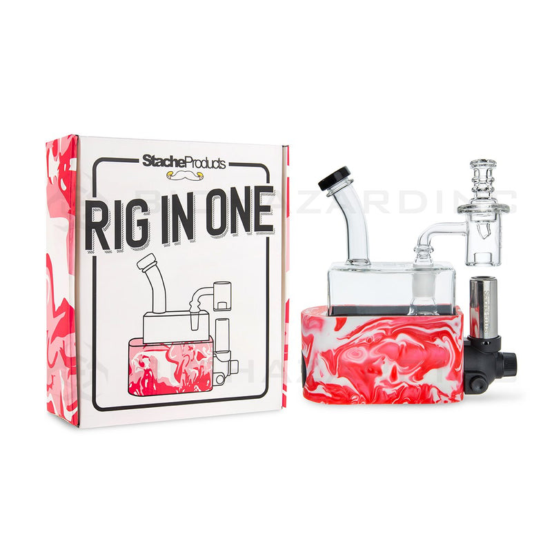 Stache Products | RIO Rig in One Portable Dab Rig | Hot Pink