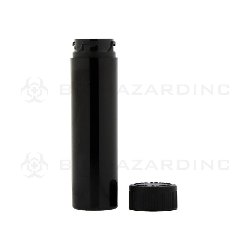 Vape Cartridge Tube w/ Black Cap | 78mm - 600 Count | Child-Resistant