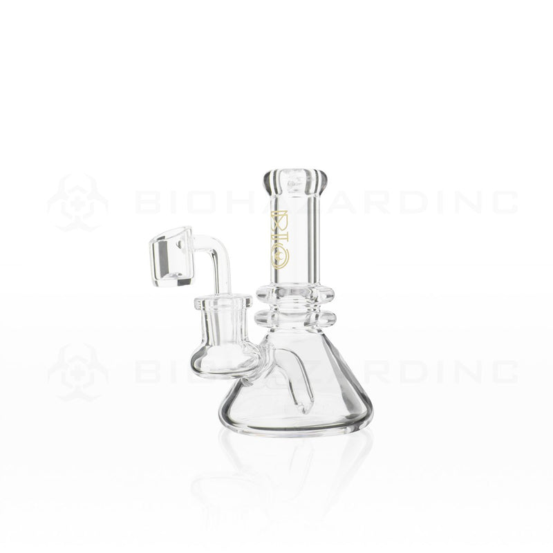 BIO Glass | 6" 25mm x 4mm Beaker Banger Hanger | Gold