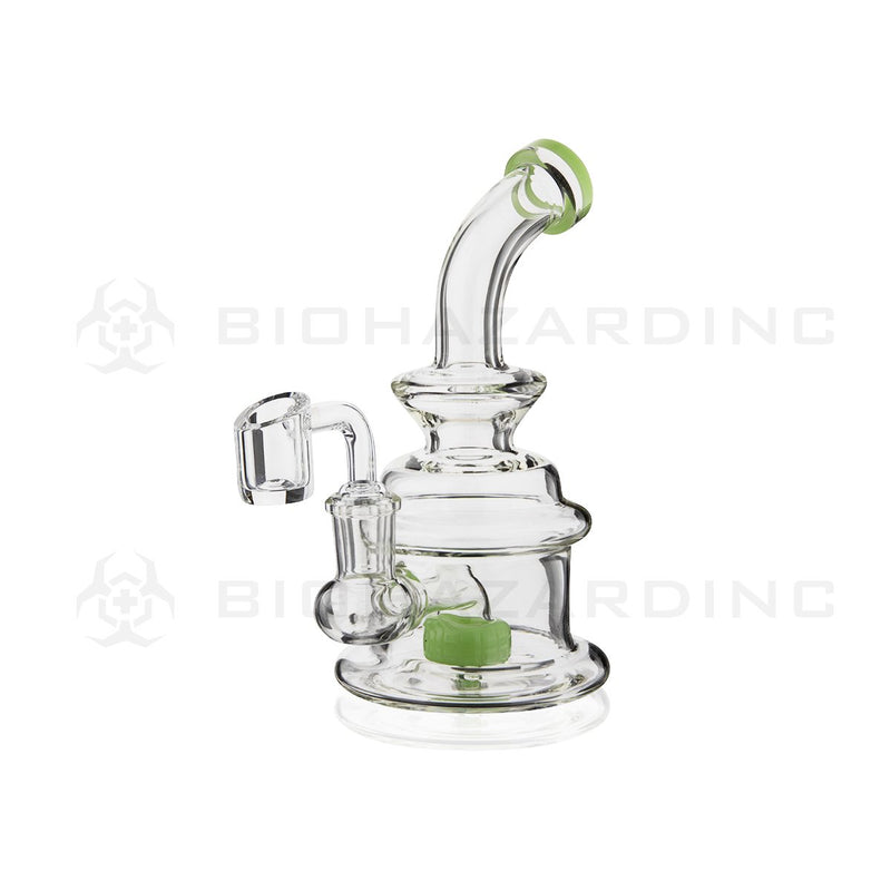 6" Clear Rig | Green Slyme