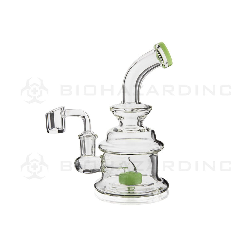 6" Clear Rig | Green Slyme