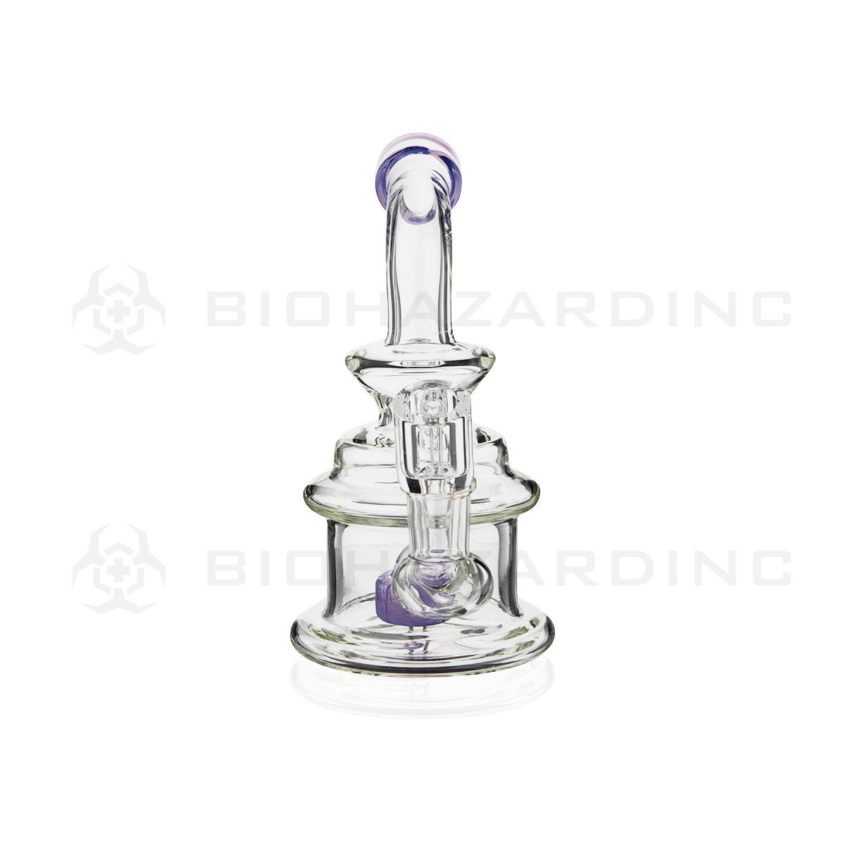 6" Clear Rig | Purple Slyme