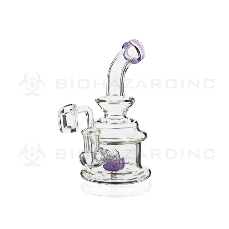 6" Clear Rig | Purple Slyme