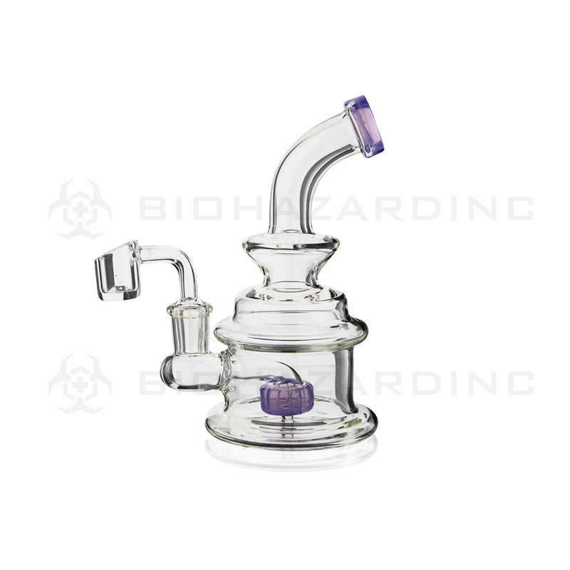 6" Clear Rig | Purple Slyme