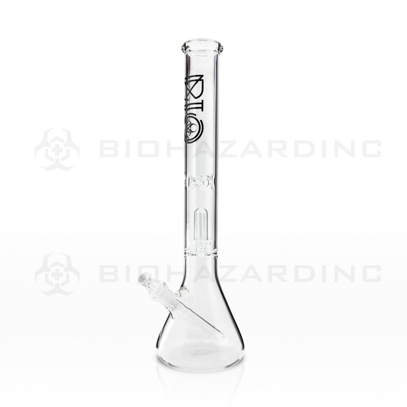 BIO Glass Beaker | 18" Showerhead Perc Water Pipe | Black