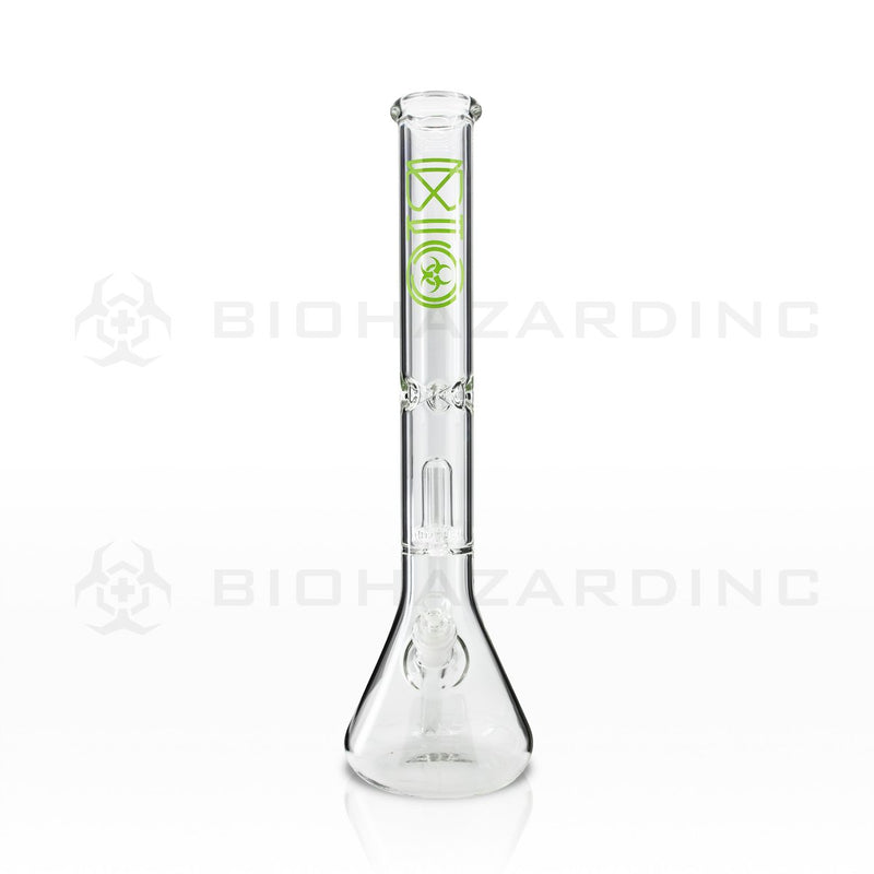 BIO Glass | 18" Showerhead Perc Beaker Water Pipe | Green