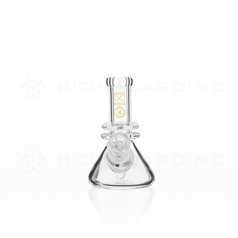 BIO Glass | 5" 25mm x 4mm Classic Mini Beaker Water Pipe | Gold