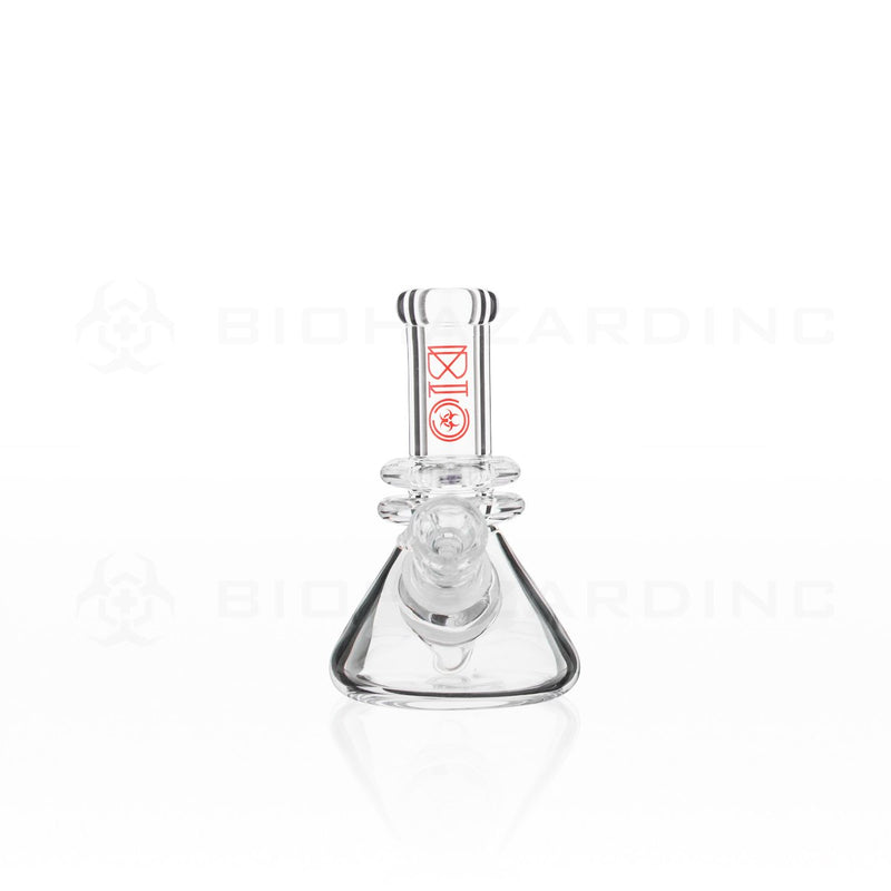 BIO Glass | 5" 25mm x 4mm Classic Mini Beaker Water Pipe | Red