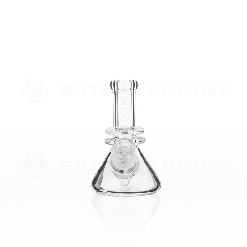 BIO Glass | 5" 25mm x 4mm Classic Mini Beaker Water Pipe | Silver