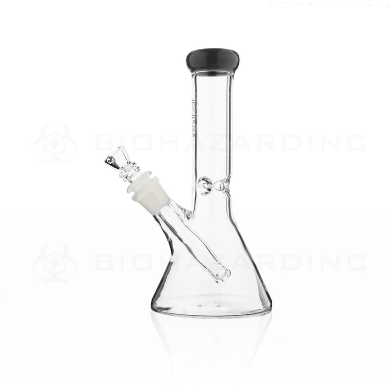 BIO Glass | 8" Classic Beaker Water Pipe | Black Trim