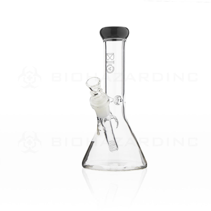 BIO Glass | 8" Classic Beaker Water Pipe | Black Trim