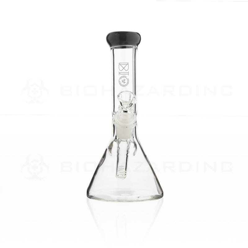 BIO Glass | 8" Classic Beaker Water Pipe | Black Trim