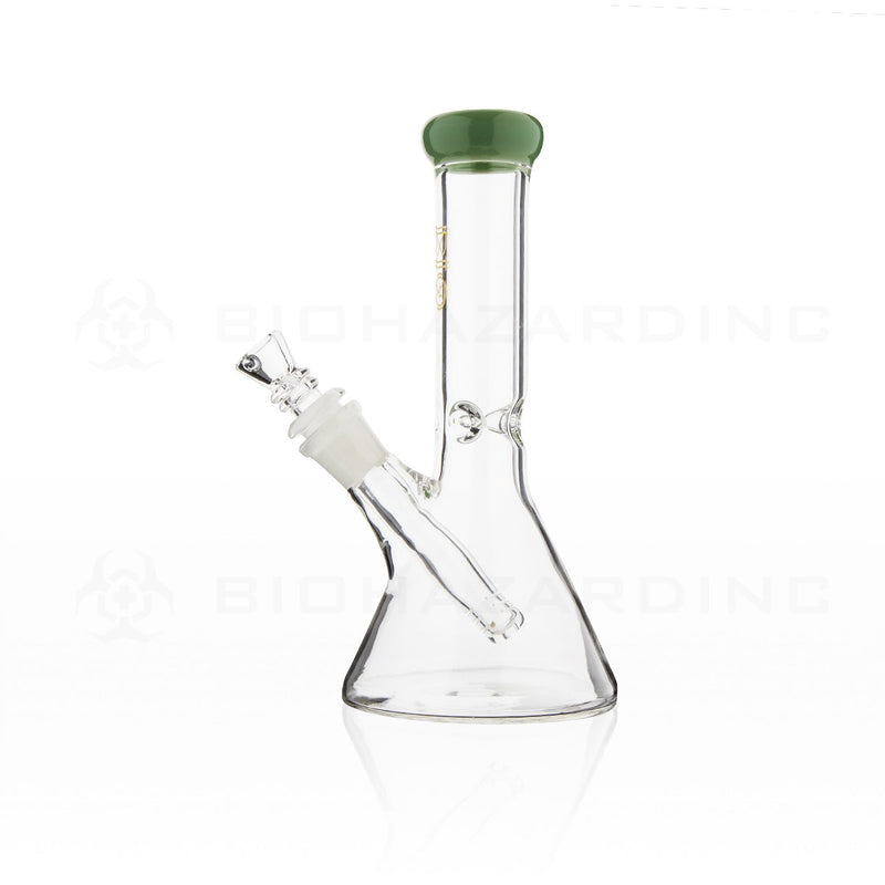 BIO Glass | 8" Classic Beaker Water Pipe | Lake Green Trim