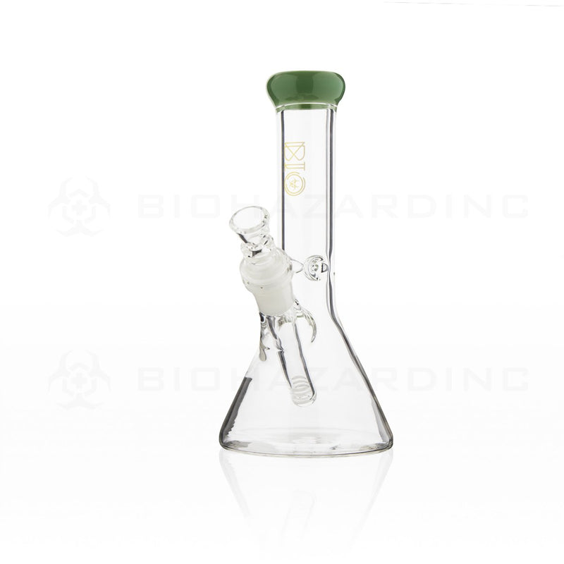 BIO Glass | 8" Classic Beaker Water Pipe | Lake Green Trim