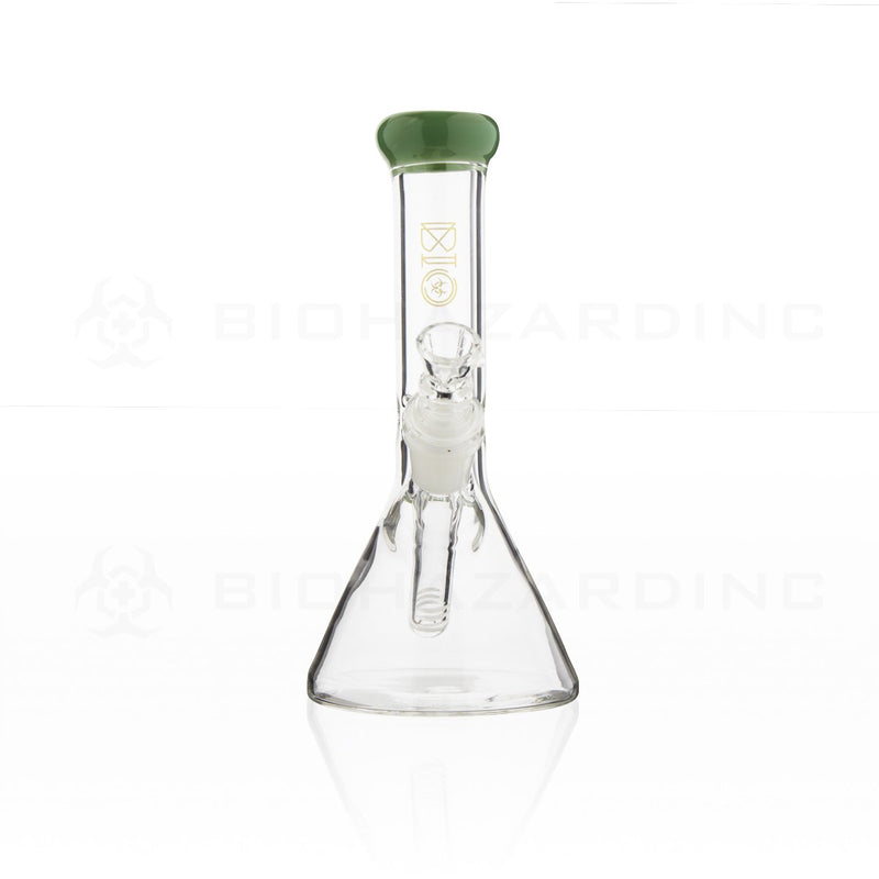 BIO Glass | 8" Classic Beaker Water Pipe | Lake Green Trim