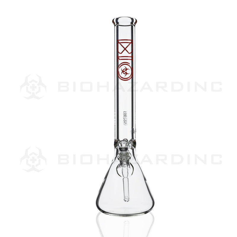 Bio Glass | 18" 50 x 9mm Bio Beaker | Red