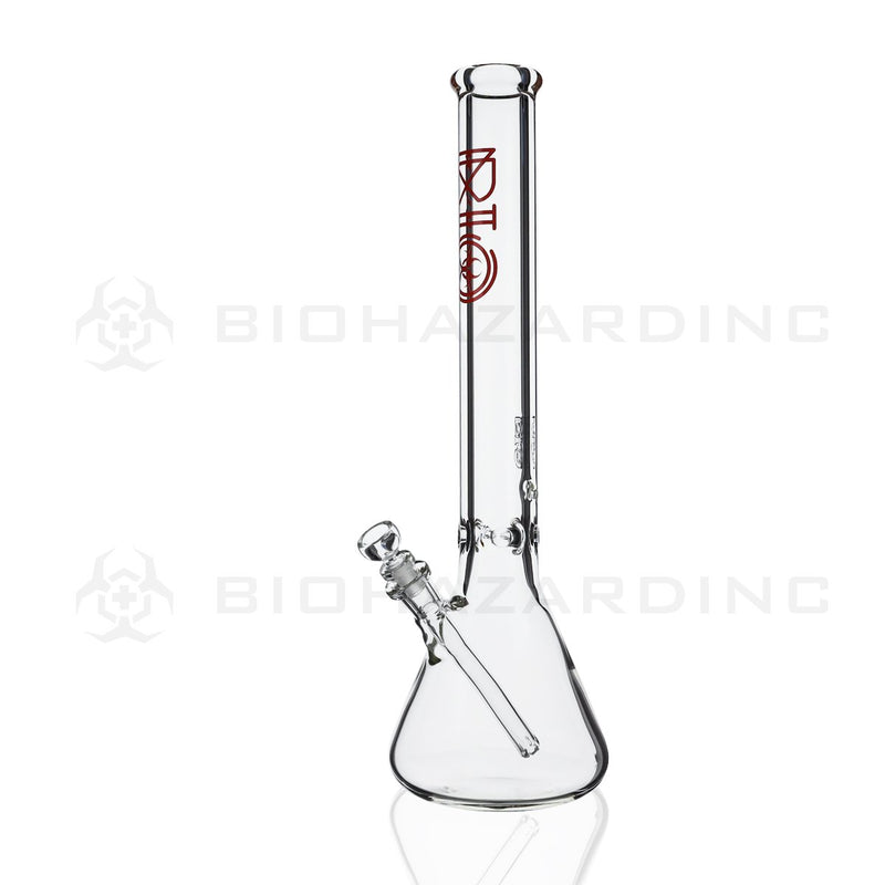 Bio Glass | 18" 50 x 9mm Bio Beaker | Red