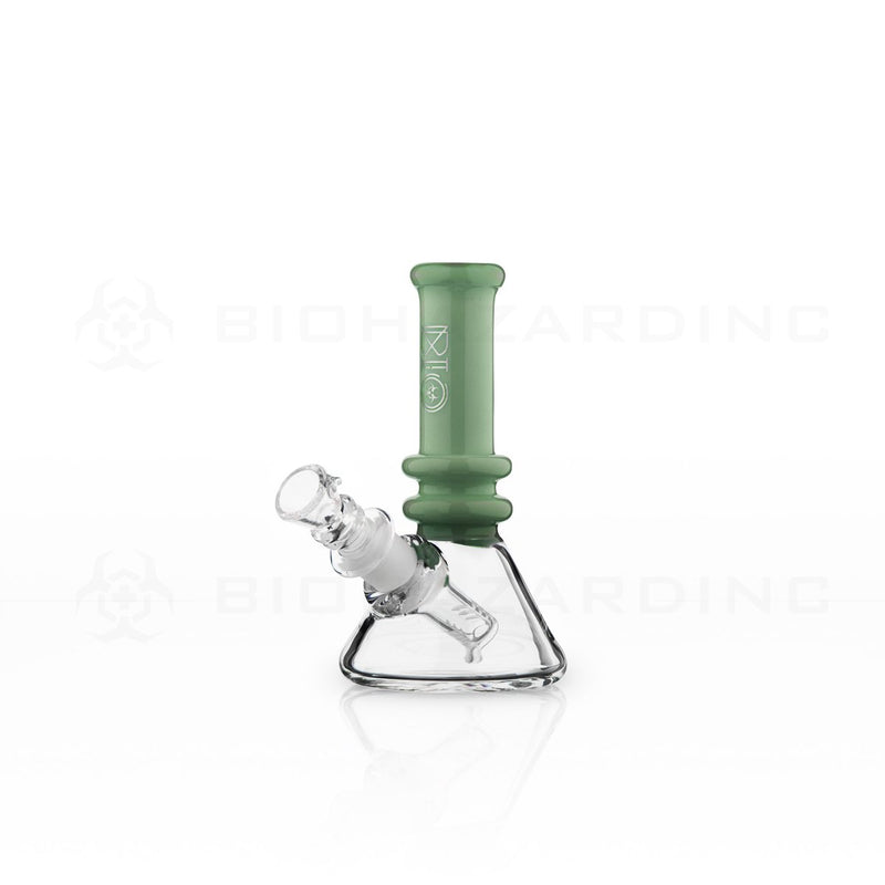 BIO Glass | 5" 25mm x 4mm Classic Mini Beaker Water Pipe | Pastel Green