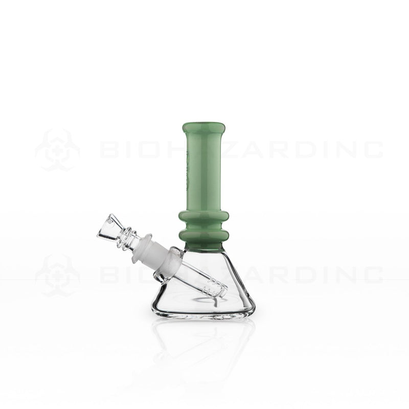 BIO Glass | 5" 25mm x 4mm Classic Mini Beaker Water Pipe | Pastel Green