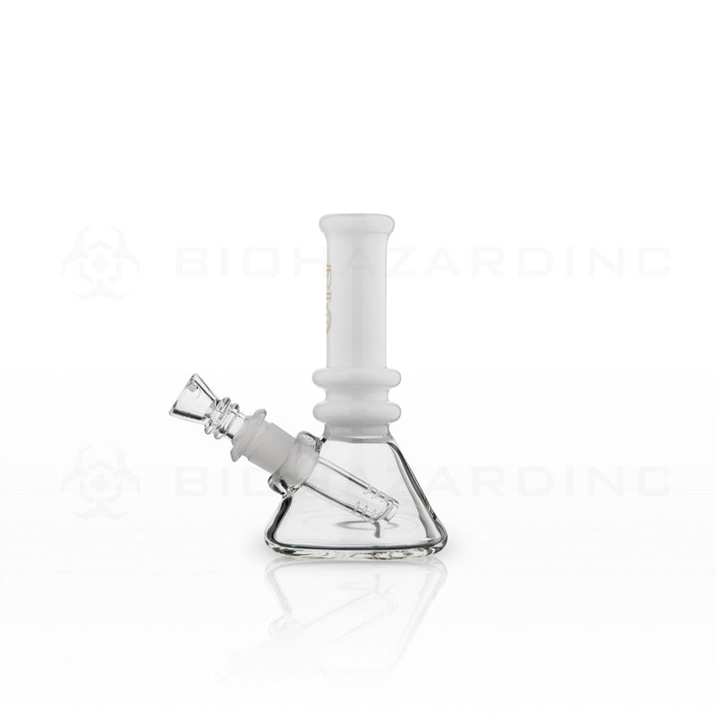 BIO Glass | 5" 25mm x 4mm Classic Mini Beaker Water Pipe | Ivory