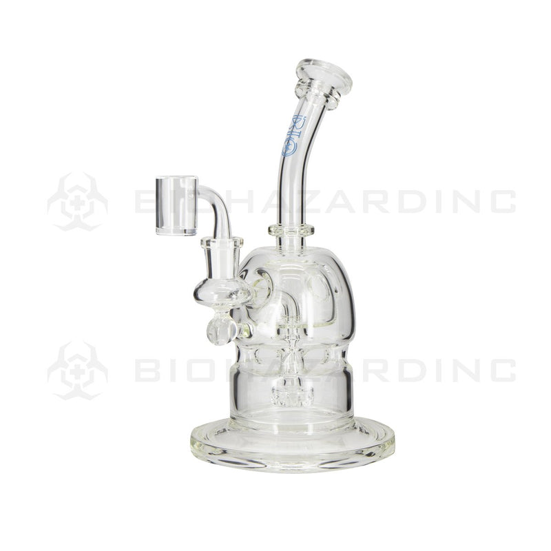 BIO METRIX v2 | 10" 38mm x 5mm Capsule Dome Dab Rig | Blue