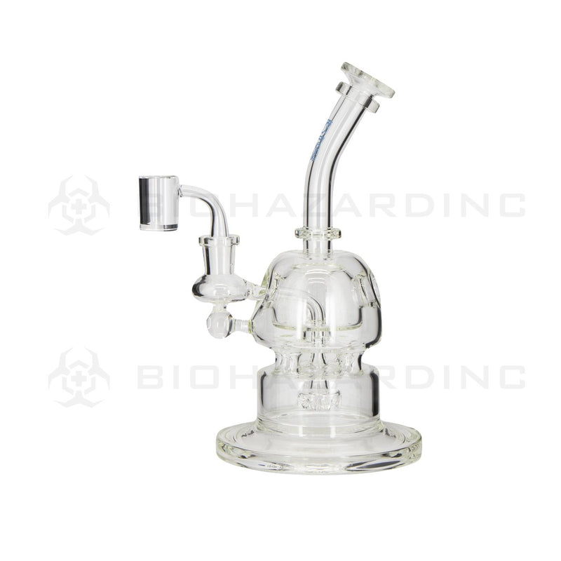 BIO METRIX v2 | 10" 38mm x 5mm Capsule Dome Dab Rig | Blue