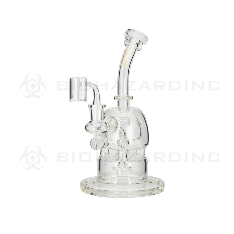 BIO METRIX v2 | 10" 38mm x 5mm Capsule Dome Dab Rig | Gold