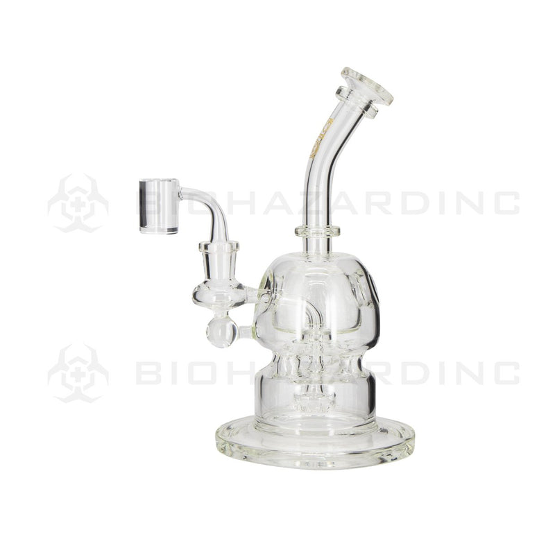 BIO METRIX v2 | 10" 38mm x 5mm Capsule Dome Dab Rig | Gold