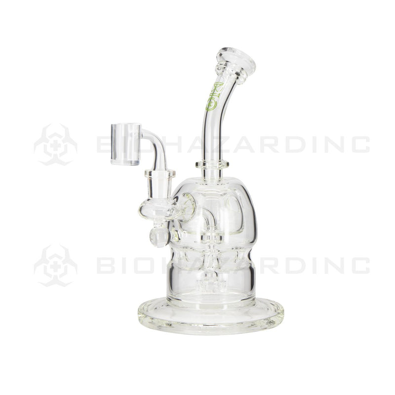 BIO METRIX v2 | 10" 38mm x 5mm Capsule Dome Dab Rig | Green