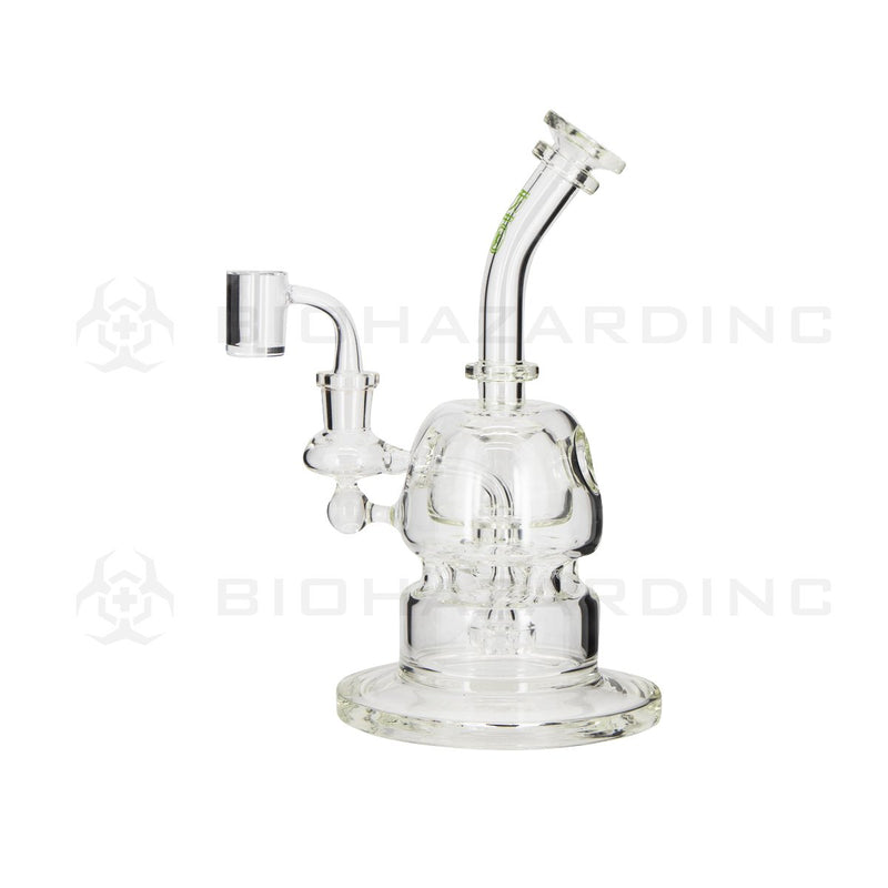 BIO METRIX v2 | 10" 38mm x 5mm Capsule Dome Dab Rig | Green