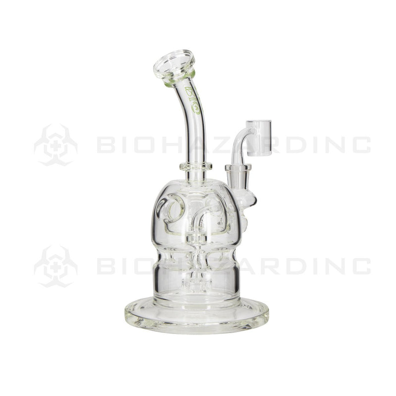 BIO METRIX v2 | 10" 38mm x 5mm Capsule Dome Dab Rig | Green