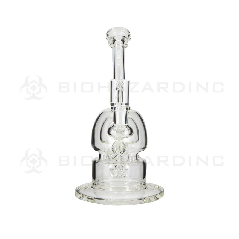 BIO Glass | 10" 38mm x 5mm METRIX v2 Capsule Dome Dab Rig | Silver