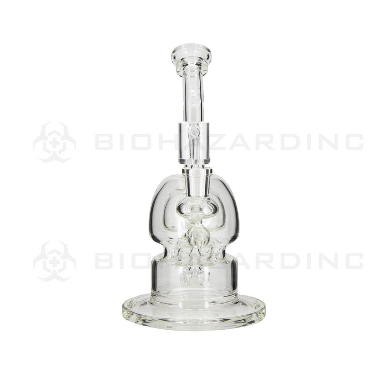 BIO Glass | 10" 38mm x 5mm METRIX v2 Capsule Dome Dab Rig | White