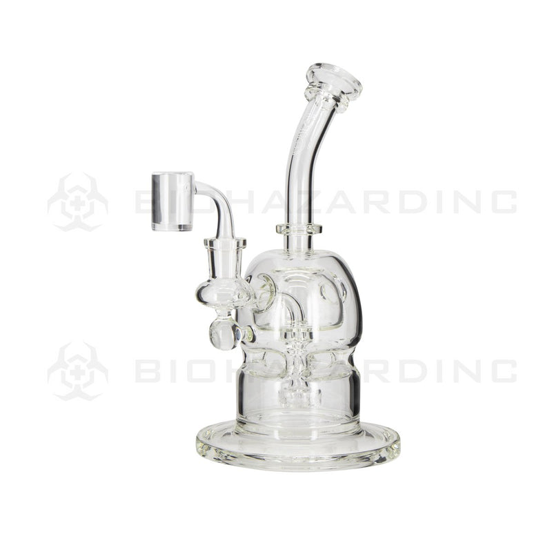 BIO Glass | 10" 38mm x 5mm METRIX v2 Capsule Dome Dab Rig | White