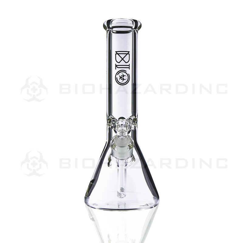 BIO Glass Beaker | 12" 50mm x 7mm Classic Water Pipe | Black