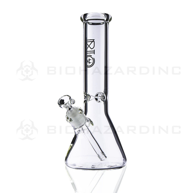 BIO Glass Beaker | 12" 50mm x 7mm Classic Water Pipe | Black