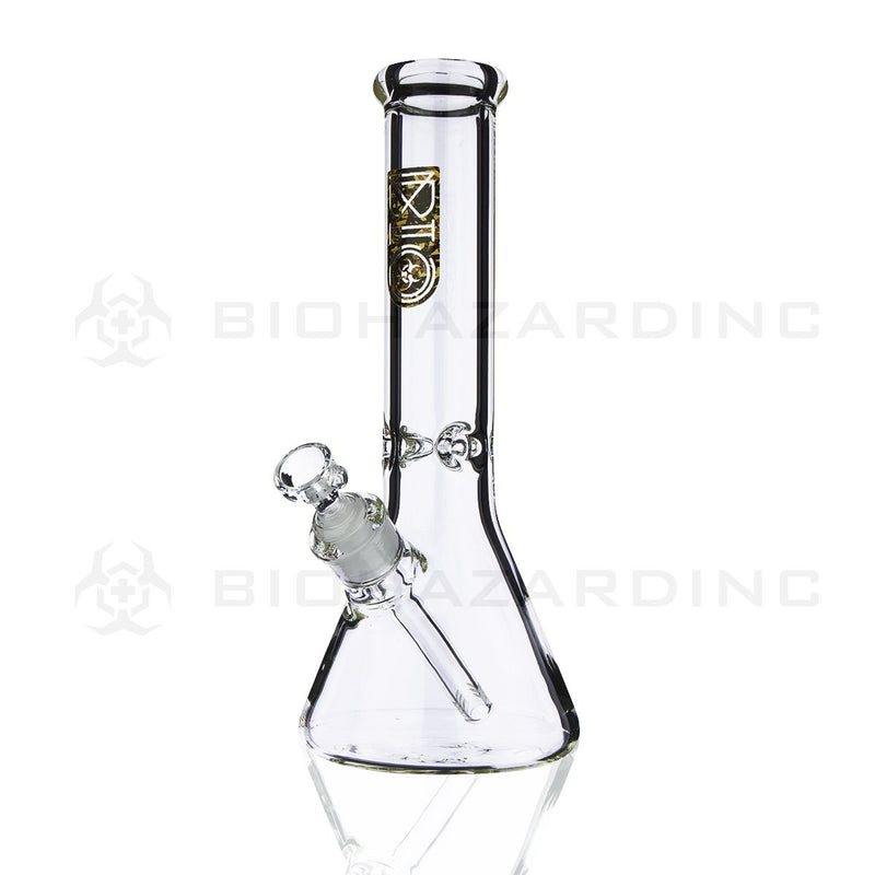 BIO Glass Beaker | 12" 50mm x 7mm Classic Water Pipe | Camo