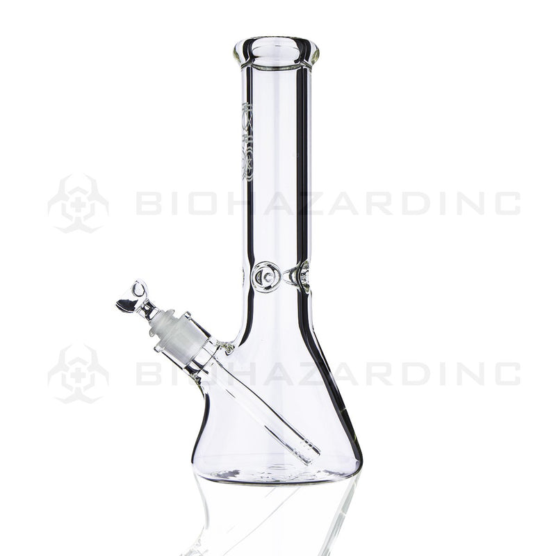 BIO Glass | 12" 50mm x 5mm Classic Beaker Water Pipe | White