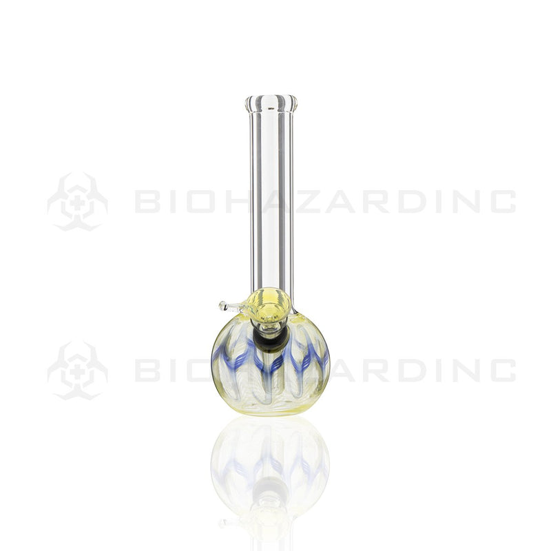 Wrap & Rake | 7" 25mm x 4mm Straight Water Pipe with Slider Bowl | Yellow