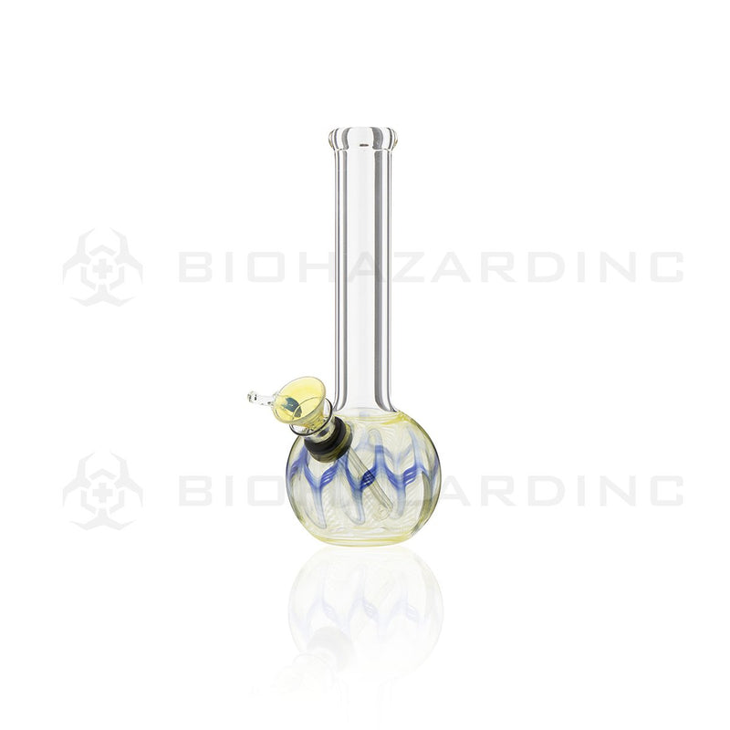 Wrap & Rake | 7" 25mm x 4mm Straight Water Pipe with Slider Bowl | Yellow