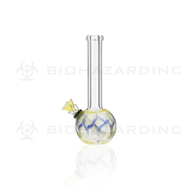 Wrap & Rake | 7" 25mm x 4mm Straight Water Pipe with Slider Bowl | Yellow