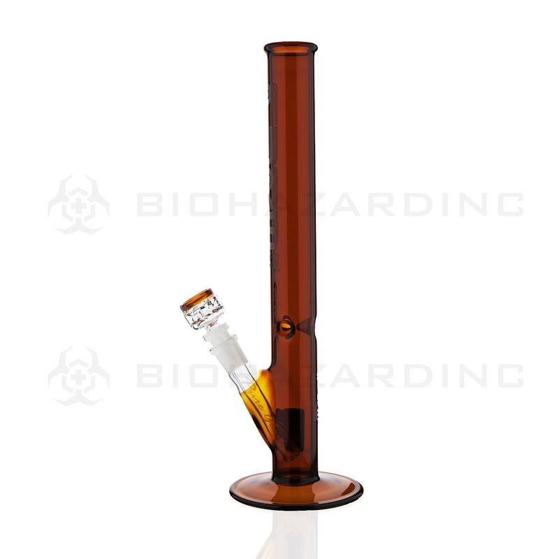 PURE Glass | 14" 38mm x 4mm Classic Straight Water Pipe | Amber